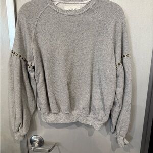 THE GREAT. Bishop Sleeve Sseatshirt